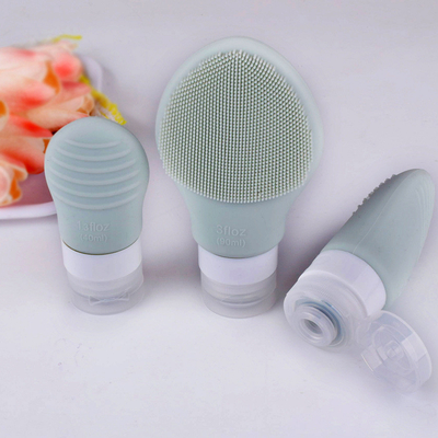 Storage Container Style Silicone Makeup Sponge Holder untuk pembersihan yang mudah