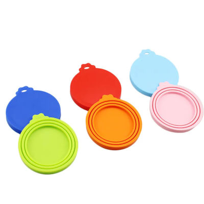 Harga yang bagus Multicolor Silicone Pet Suppliers Food Lids Non Tumpahan Tidak Berbau on line