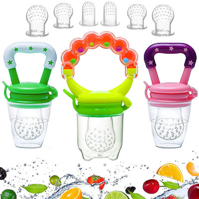 Harga yang bagus Mainan Teether Fruit Teether Makanan Silikon Praktis Hambar Serbaguna on line