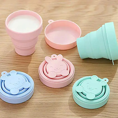Harga yang bagus Multiscene Silicone Kitchen Product Travel Folding Cup 170ml on line