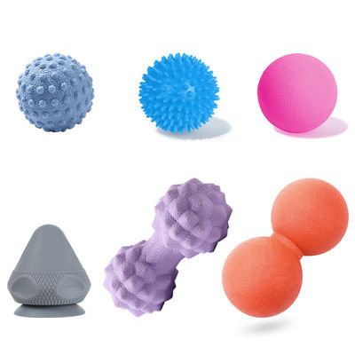 Harga yang bagus Silikon Kacang Lacrosse Ball Trigger Point Massage Ball Set Untuk Myofascial / Deep Tissue on line
