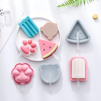 Harga yang bagus Kids Cartoon Popsicle Molds - 4 Paket, 10-Cavity Food-Grade Silicone Ice Pop Cream Molds, Dengan Stick yang Dapat Digunakan Lagi, Desain Flat Non-Stick, Mudah dilepaskan, Bisa Ditumpuk Untuk Menghemat Ruang on line
