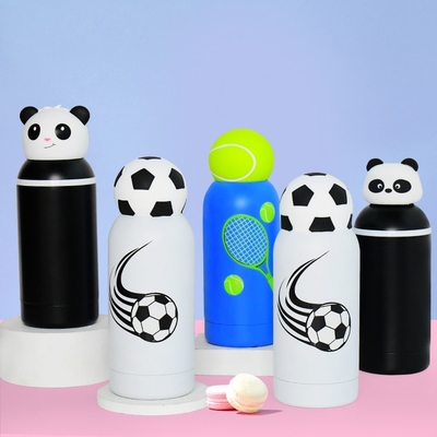 Harga yang bagus Premium 16oz Insulated Stainless Steel Kids Water Bottle with Detachable Soft Animal Head Lid – Fun, Safe, Eco-Friendly and Leak-Proof Thermos for School, Travel, Sports and Everyday Drinking on line