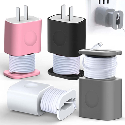 Harga yang bagus Anti Break Electronics Silicone Case Charger Protector Tidak Beracun Dapat Digunakan Kembali on line