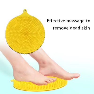 Non Slip Multiscene Silicone Shower Mat Foot Scrubber Tidak Berbau