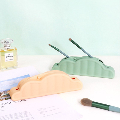 Harga yang bagus Multicolor Brush Silicone Makeup Bag Holder Portable Untuk Bepergian on line