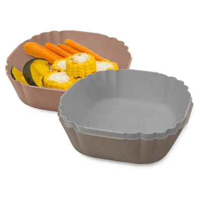 Oilproof Odorless Air Fryer Silicone Tray, Loyang Silikon Tahan Panas