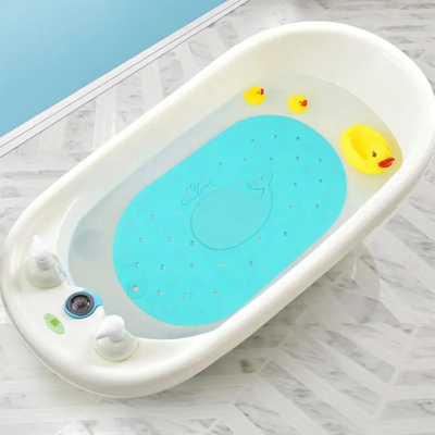 Harga yang bagus LFGB Kamar Mandi Silicone Shower Mat Menebal Tahan Air Kokoh on line