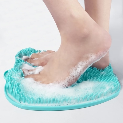 Harga yang bagus Cangkir sedot anti-slip Mat Sikat Sikat Silikon Di Kamar Mandi on line