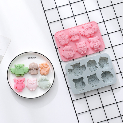 Harga yang bagus 3D Hewan Cetakan Silikon Tematik Baking Mold Tray DIY Alat Baking untuk Kue Cokelat Dessert Candy Mousse Pastry on line