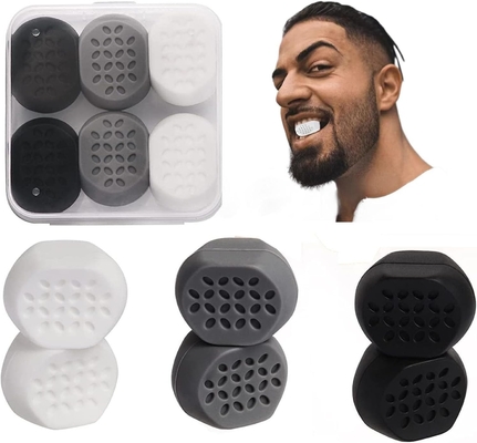 Harga yang bagus Silicone Jawline Exerciser untuk pria&wanita Jaw Exerciser Resistance Levels Sharp Chin Line Facial Slimming Jaw Exerciser on line