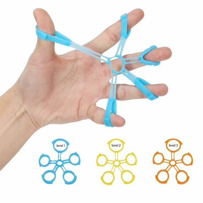 Harga yang bagus Non-Toksik Silikon Finger Stretcher Silikon Grip Perangkat Finger Latihan Stretcher on line
