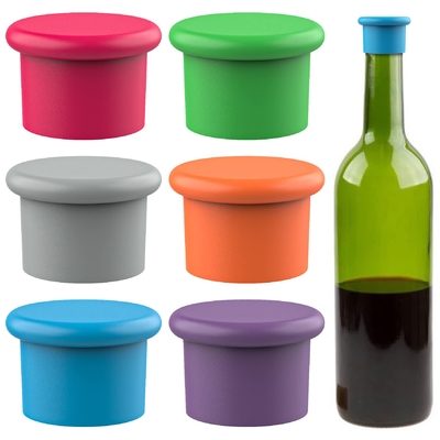 Harga yang bagus Silikon Stopper Anggur Berguna Lagi Tutup Botol Bir Tutup Botol Anggur Anggur Saver Anggur Hadiah Sealer Tutup Mudah Untuk Membersihkan on line