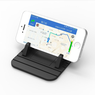 Pemegang Telepon Mobil Silikon Mobil Telepon Gunung Silikon Mobil Pad Mat Untuk Dashboard Slip Gratis Desk Phone Stand Pemegang