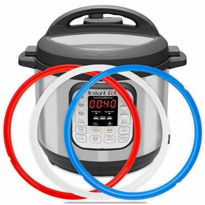 Silikon Instant Pot 2 Paket Sealing Ring 3 QT 5QT 6QT 8QT Untuk 6 Qt Power Cooker Inner Pot Seal