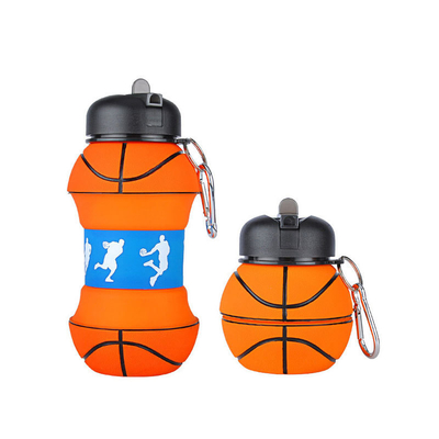 Harga yang bagus Botol Air Lipat Silikon Pop Botol Airnya Untuk Anak Kecil Camping Cup Dengan Carabiner on line
