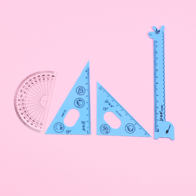 Soft Cartoon Shatterproof Straight Edge Ruler Bendable Ruler 30cm/12inch