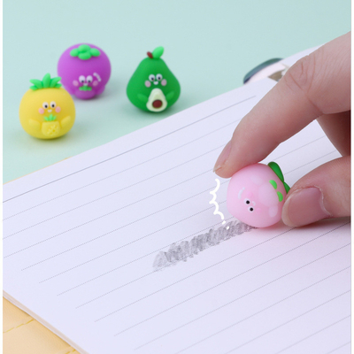 Nontoxic Soft Pencil Erasers Desain Kartun Unicorn Cantik untuk Anak-anak Belajar dan Game Rewards
