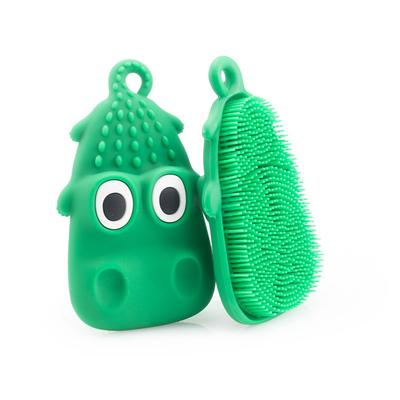 Harga yang bagus Multi-Fungsi Silicone Baby Shower Brush Body Scrubber dan Hair Brush untuk Anak-anak on line