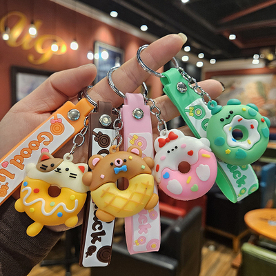 Gadis Cantik Kunci Silikon dengan Desain Kartun Fleksibel dan awet