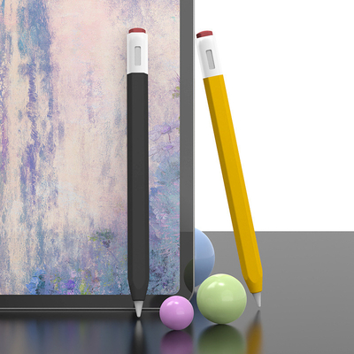 Harga yang bagus 16*1cm Platinum Silicone Protective Case untuk Apple Pencil 2nd Generation Silicone Case on line