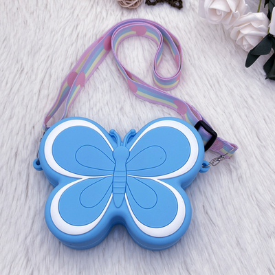 Harga yang bagus Kupu-kupu yang lucu Tas Crossbody Anak-anak Tas Cross Body Dompet Tas Bahu Tas Tas Tangan Tas Crossbody Tas Koin Tas Untuk Anak-anak on line
