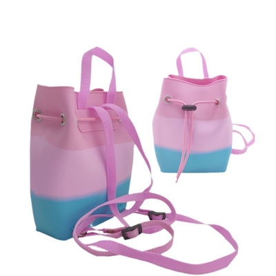 Kasus pensil silikon dengan desain tahan lama dan ringan ransel tas make-up tas perjalanan tas perjalanan aksesoris hadiah sekolah