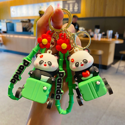 Gelang Kunci Silikon Untuk Dompet, Panda Kunci Cute