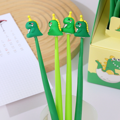 Cute Dinosaur Black Ink Pens,Cartoon Fun Kawaii Penulis Gel Pens Untuk Anak-anak Perlengkapan Kantor Sekolah,16pcs Set (Cute Dinosaur)
