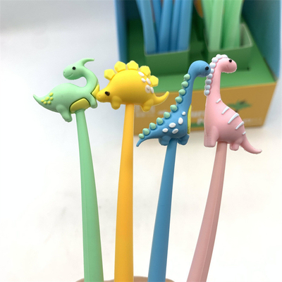 Harga yang bagus 12 PCS Cute Pen, Animal Pen, Squishy Pen, Funny Cartoon Pen, Kawaii Stationery School Perlengkapan Kantor, Warna Ungu, Bentuk Seahorse, 0,5 Mm Fine Tip, Black Gel Ink on line