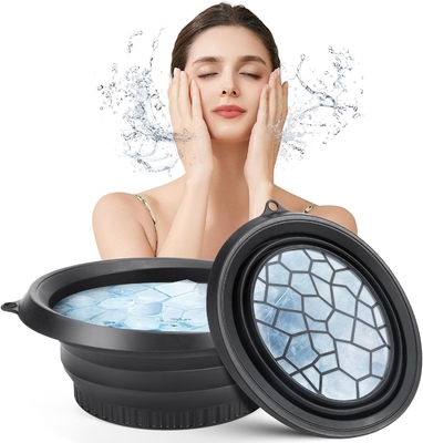 Harga yang bagus Space-Saving Silicone Foldable Ice Bowl - Multi-Purpose Cold/Hot Therapy for Face & Beauty Treatments Perfect for Ice Facial Massage & Makeup Removal on line