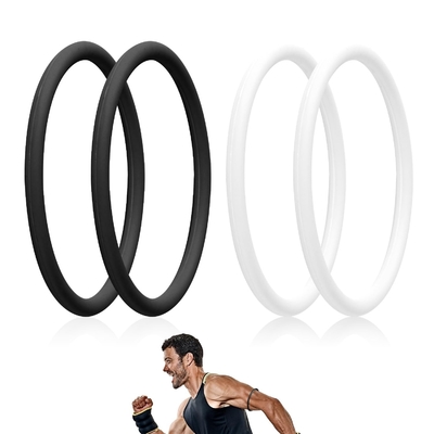 2pcs Silicone Patellar Tendon Knee Strap Knee Band Untuk Knee Pain Relief Patella Band Untuk Basketball Berlari Olahraga Bernafas Patellar Tendon Support Strap