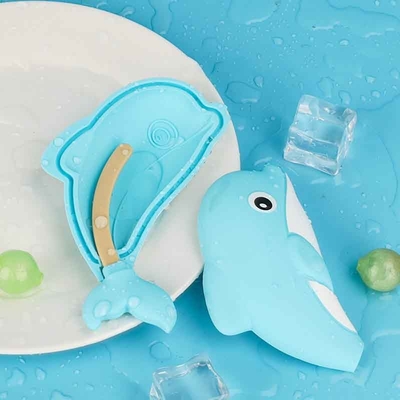 Dolphin Silikon Mold ️ BPA-Free Ice Cube Tray yang Bisa Digunakan Lagi dengan Bentuk Dolphin yang Cantik ️ Fleksibel Non-Stick Silikon Mold untuk Es, Cokelat, Permen, Jelly, Kids Party & Treats dengan Tema Samudra