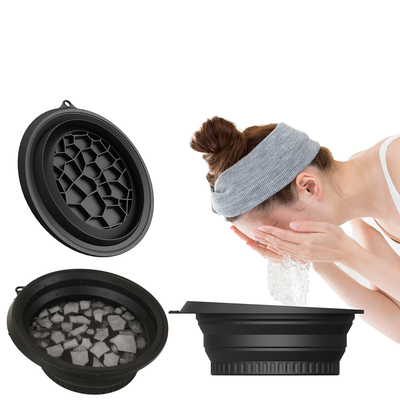 Harga yang bagus Mangkuk Silikon Besar untuk Mandi Es Wajah dengan Baki Es Terpasang, Desain yang Dapat Dilipat dan Digantung untuk Penyimpanan dan Pengangkutan yang Mudah, Mandi Es Wajah dengan Mencelupkan di Rumah dan Perjalanan on line