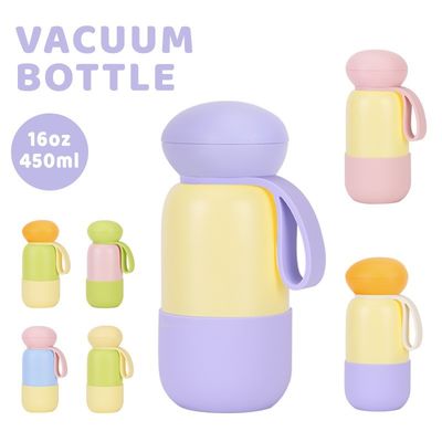 Harga yang bagus Botol Berinsulasi Silikon Eco | 450ml / 750ml / 1000ml | Termos Warna Pastel Macaron dengan Badan & Tutup Silikon on line