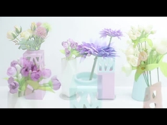 Vas Silikon Vas Bunga Silikon Pot Bunga Tanaman Dengan Vas Bunga Cangkir Hisap Kuat